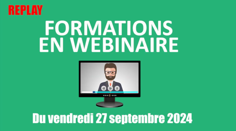 Notre premier webinaire s’est bien passé !